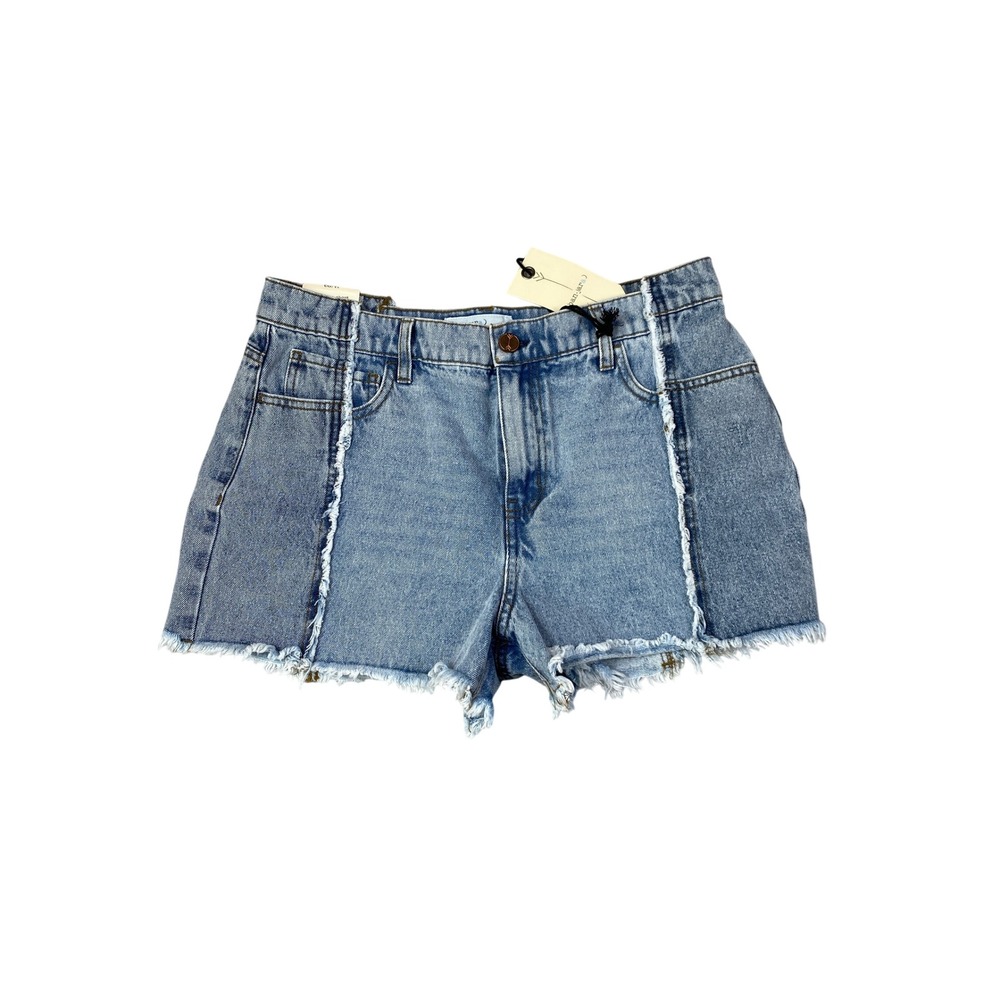 Banjara High Rise Denim Shorts Jr Size 11/29 Distressed Raw Hem Festival Y2K NWT